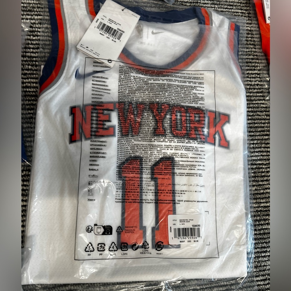 Kids Nike Jalen Brunson jersey white NEW